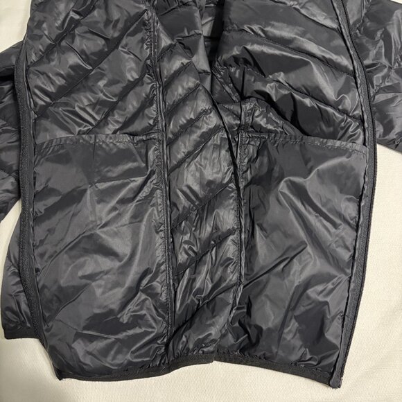 Outfitter Trading Co Women’s Puffer Jacket Size Small Black Insulated Zip Front - Picture 7 of 10